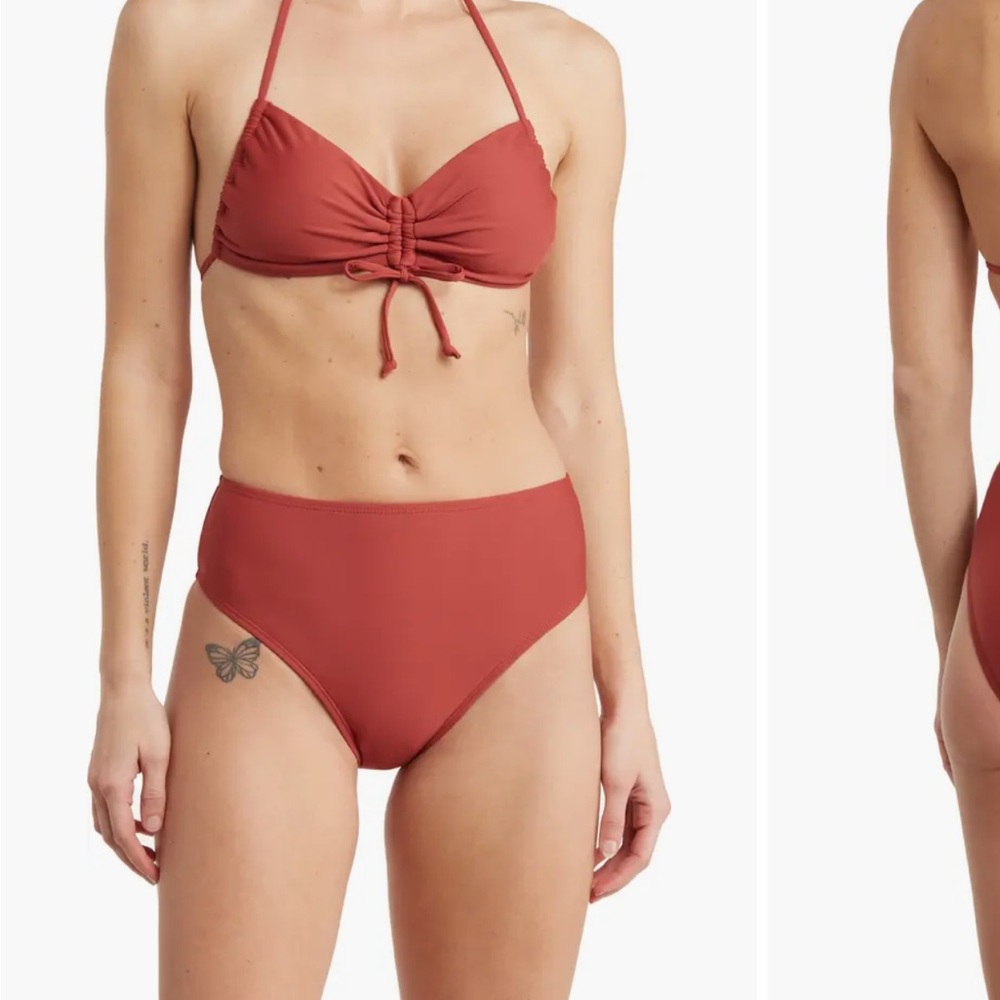 New with Tags VYB cinched two-piece bikini, Magic Hour, size Large